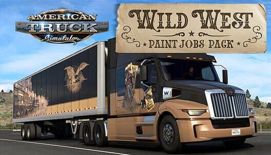 Обложка American Truck Simulator: Wild West Paint Jobs Pack