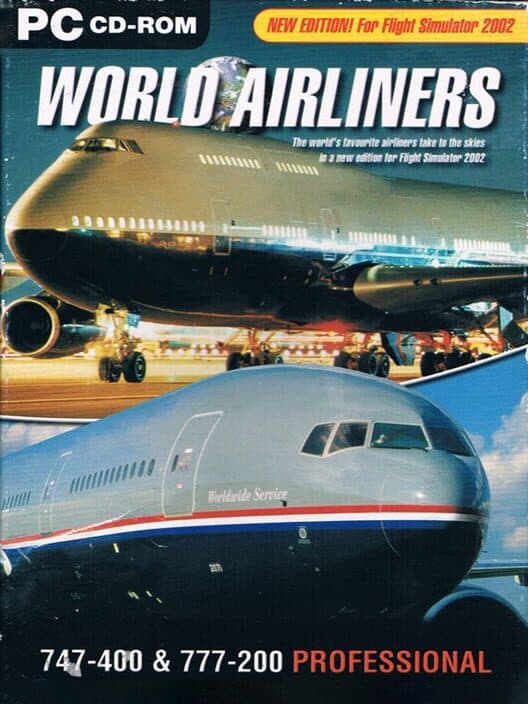 Обложка Microsoft Flight Simulator 2000: World Airliners - 747-400 and 777-200 Professional