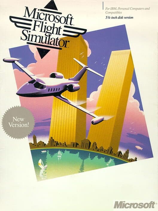 Обложка Microsoft Flight Simulator 3.0