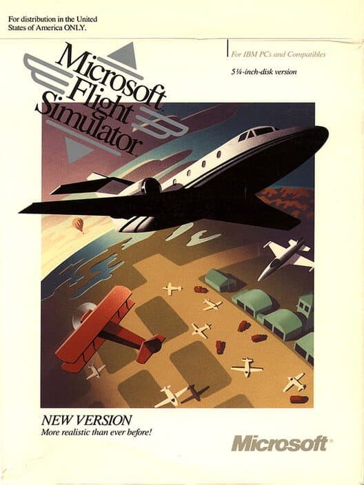 Обложка Microsoft Flight Simulator 4.0