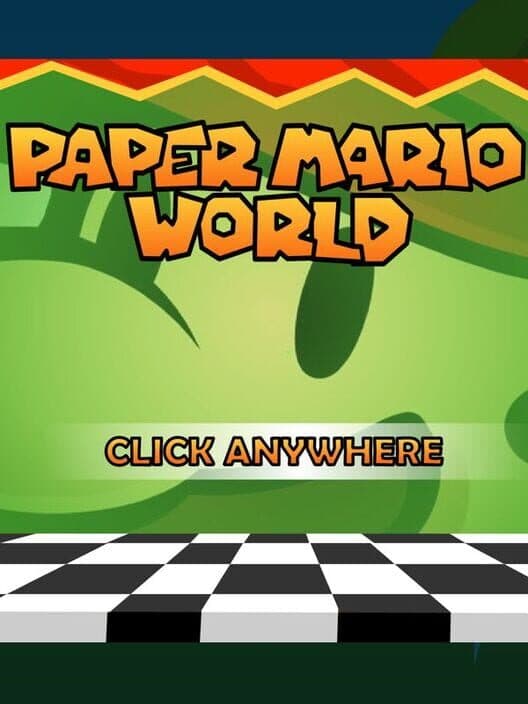 Обложка Paper Mario World