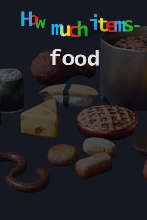 Обложка How Much Items: Food