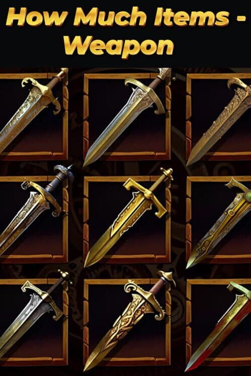 Обложка How Much Items: Weapon