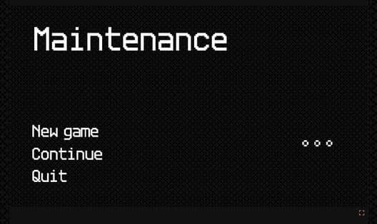 Обложка Maintenance