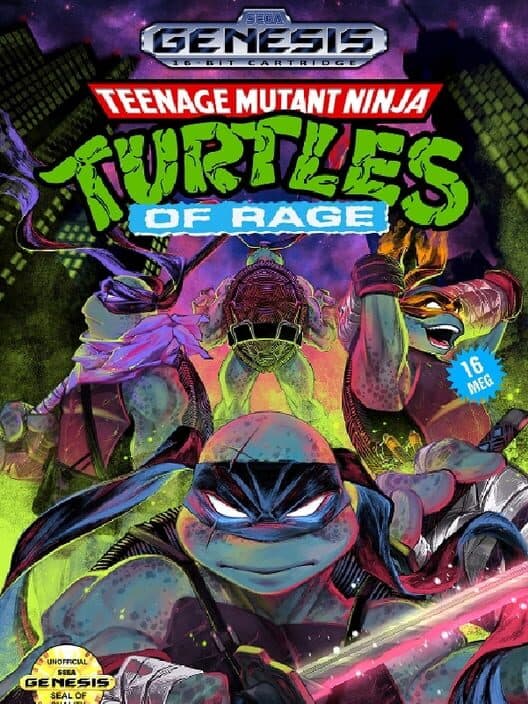 Обложка Teenage Mutant Ninja Turtles of Rage