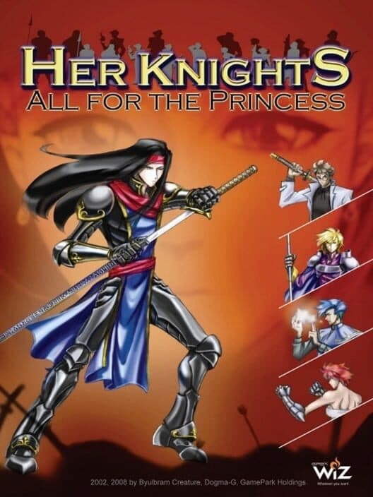 Обложка Her Knights: All for the Princess