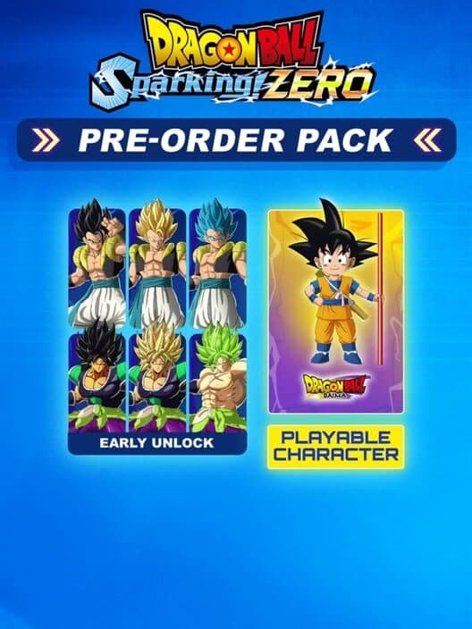 Обложка Dragon Ball Sparking Zero: Pre-order Pack