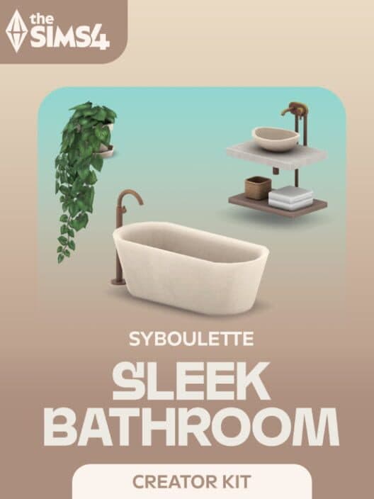 Обложка The Sims: 4 Sleek Bathroom Kit