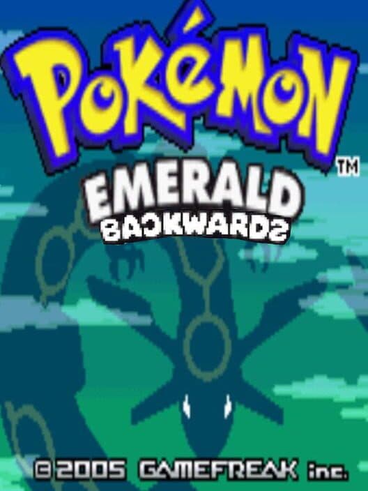 Обложка Pokémon: Emerald Backwards