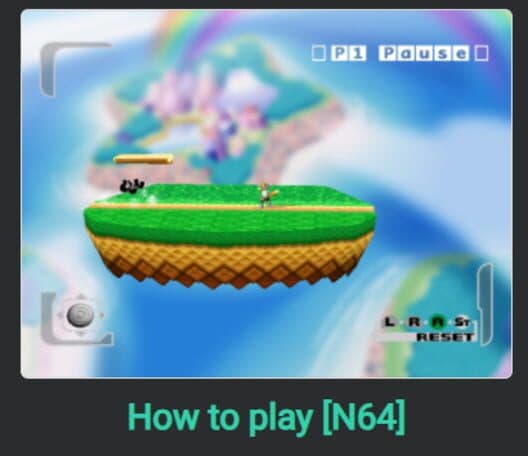 Обложка Super Smash Bros. Melee: How to Play - N64