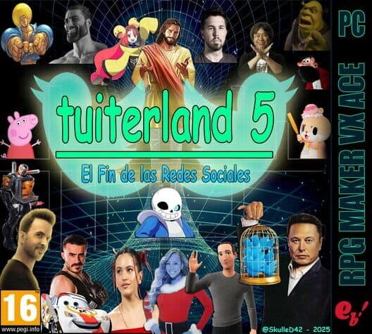 Обложка Tuiterland 5: El Fin de las Redes Sociales