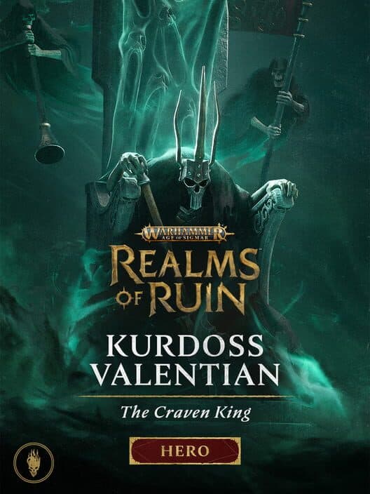 Обложка Warhammer Age of Sigmar: Realms of Ruin - Kurdoss Valentian, The Craven King