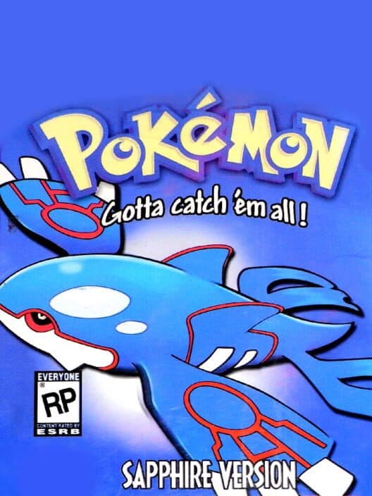Обложка Pokémon Sapphire Version