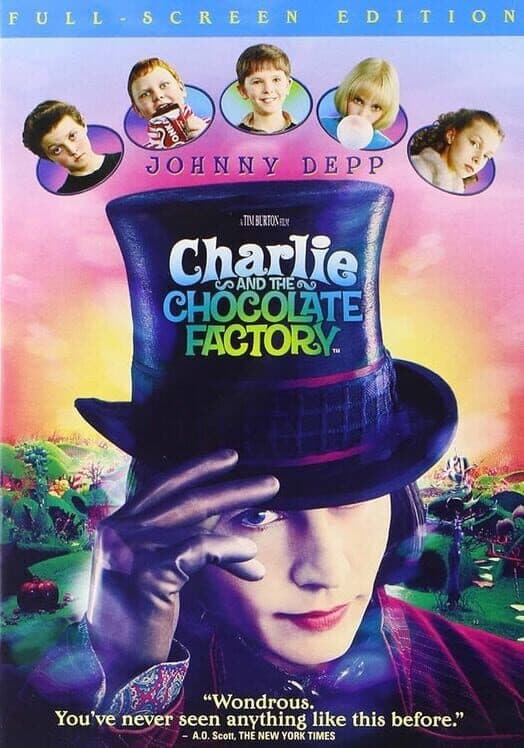Обложка Charlie and The Chocolate Factory DVD Games