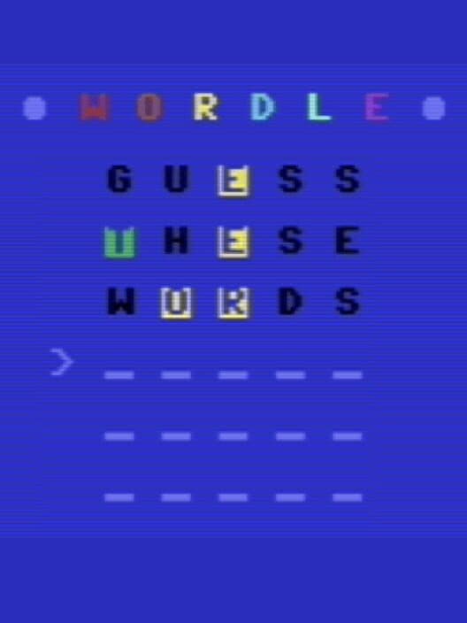 Обложка Wordle for Commodore 64