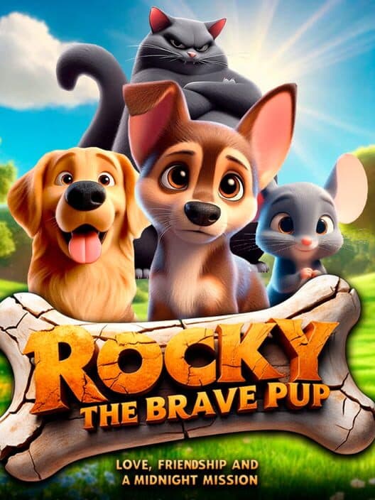 Обложка Rocky the Brave Pup: Love, Friendship and a Midnight Mission