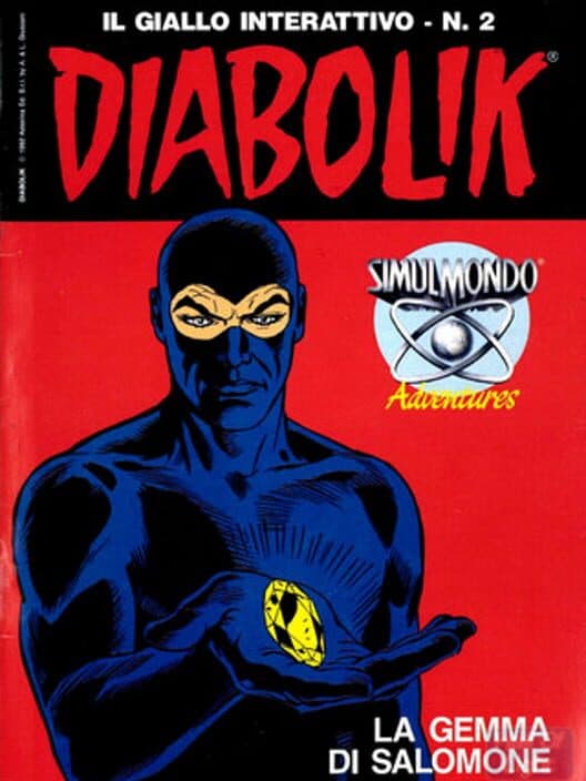 Обложка Diabolik 02: La Gemma di Salomone