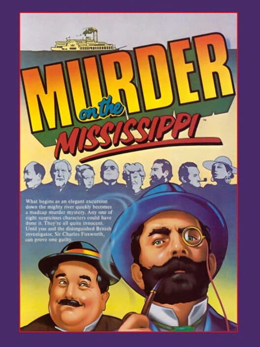 Обложка Murder on the Mississippi