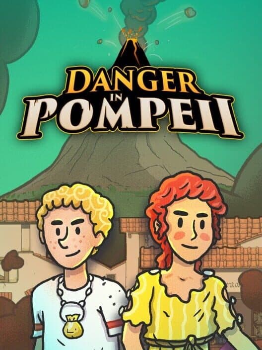 Обложка Danger in Pompeii