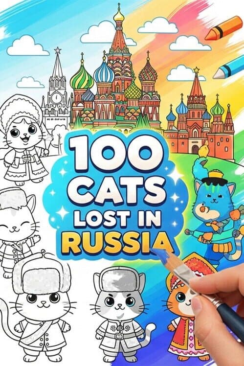 Обложка 100 Cats Lost in Russia