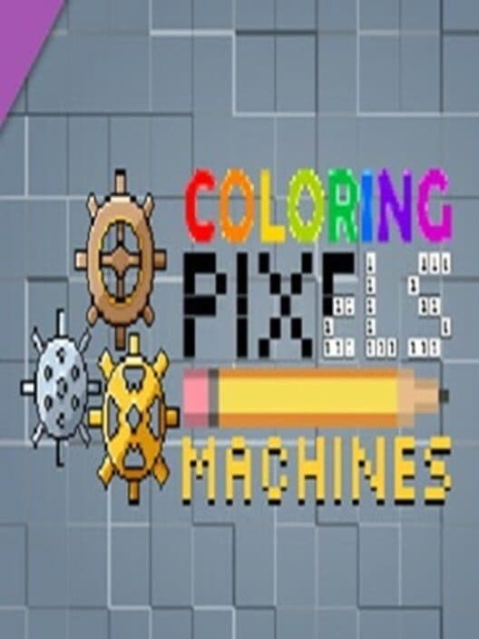 Обложка Coloring Pixels: Machines Pack