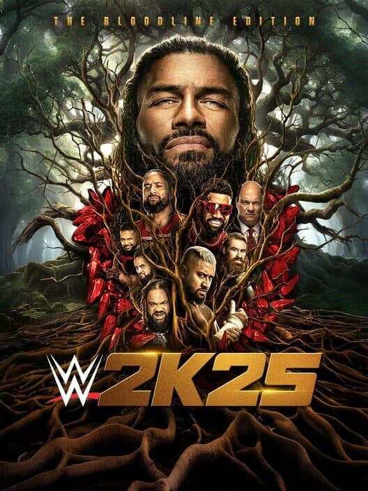 Обложка WWE 2K25: The Bloodline Edition