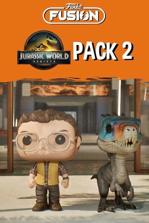Обложка Funko Fusion: Jurassic World Rebirth Pack 2 - Dr Henry Loomis and Raptor