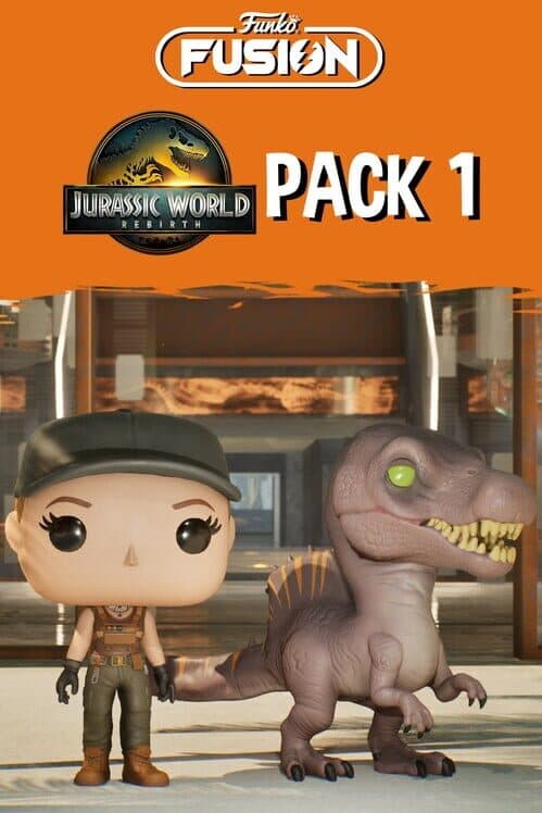 Обложка Funko Fusion: Jurassic World Rebirth Pack 1 - Zora Bennett and Spinosaurus