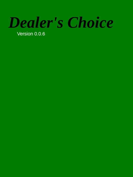 Обложка Dealer's Choice