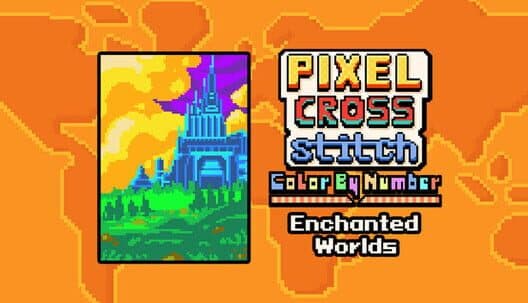 Обложка Pixel Cross Stitch: Color by Number - Enchanted Worlds Pack