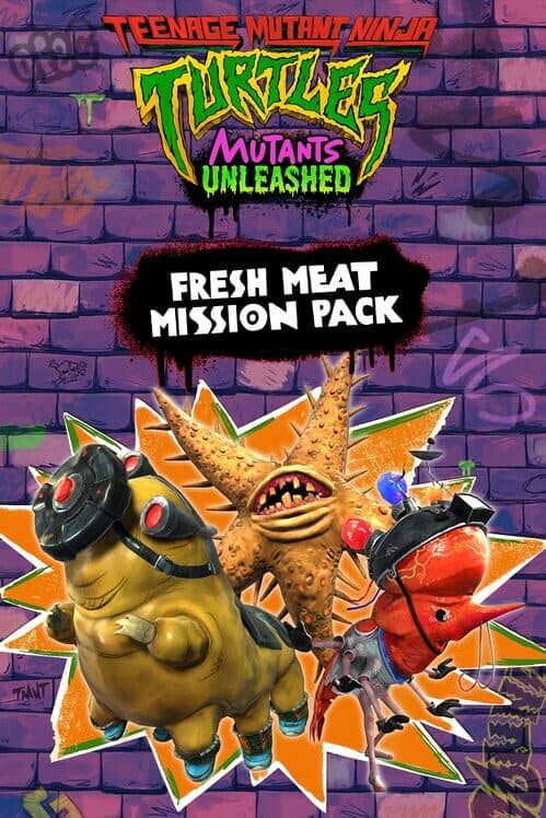 Обложка Teenage Mutant Ninja Turtles: Mutants Unleashed - Fresh Meat Mission Pack