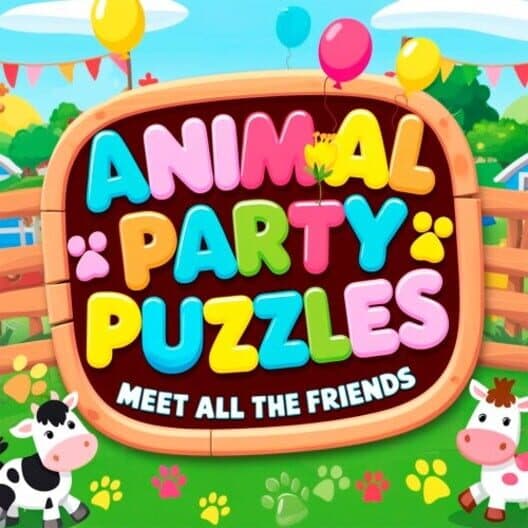 Обложка Animal Party Puzzles: Meet All the Friends