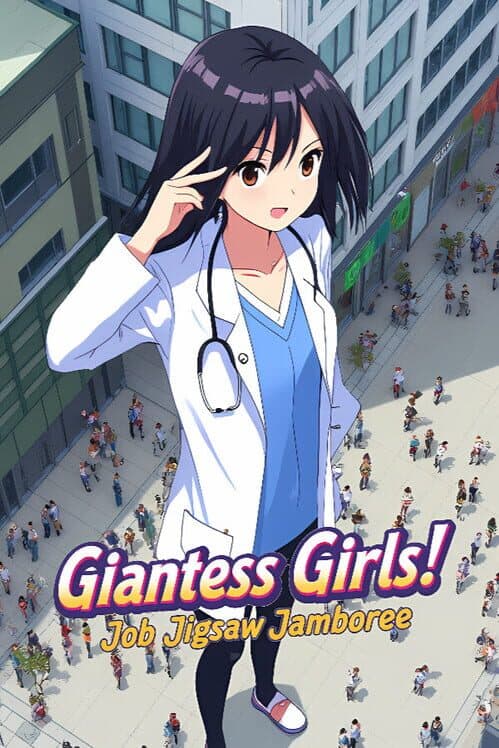 Обложка Giantess Girls! Job Jigsaw Jamboree
