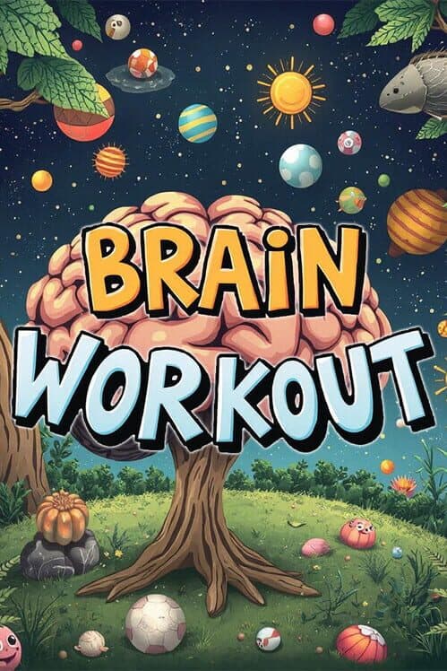 Обложка Brain Workout: 15 Puzzles for Memory, Math & Logic