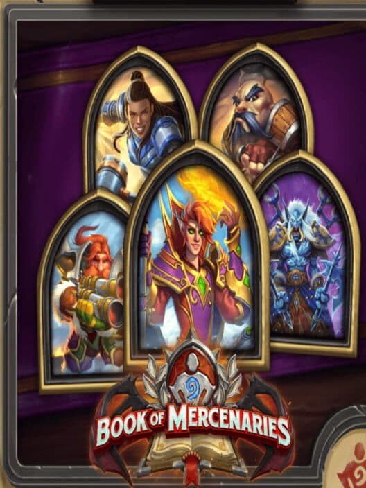 Обложка Hearthstone: Book of Mercenaries