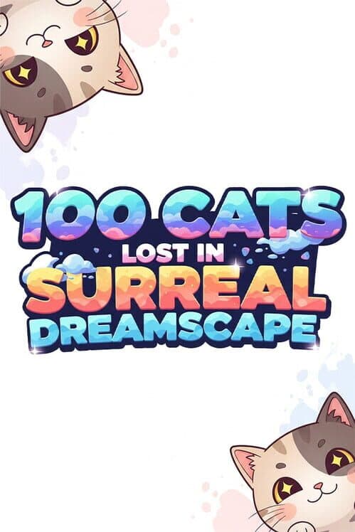 Обложка 100 Cats Lost in Surreal Dreamscape