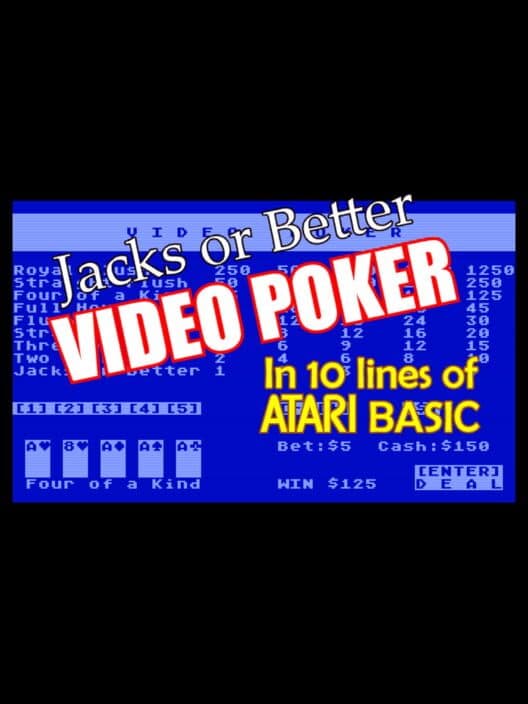 Обложка Jacks or Better Video Poker