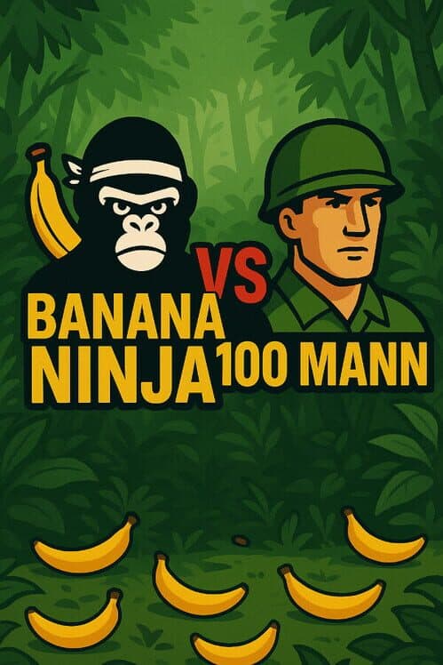 Обложка Banana Ninja vs. 100 Mann