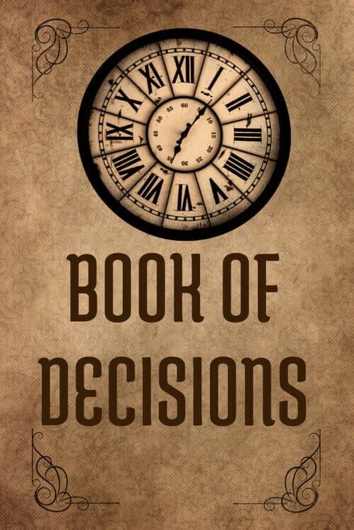 Обложка Book of Decisions