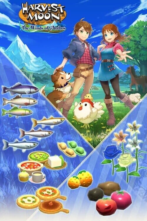 Обложка Harvest Moon: The Winds of Anthos - New Crops, Fish, and Recipes Pack