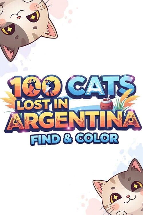 Обложка 100 Cats Lost in Argentina Find & Color