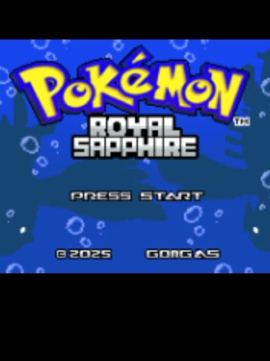 Обложка Pokémon Royal Sapphire