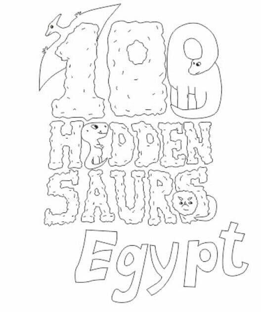 Обложка 100 Hiddensaurs: Egypt