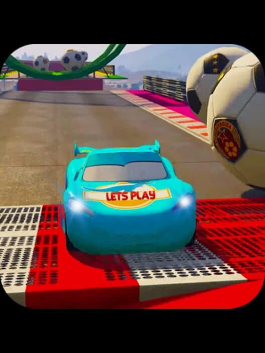 Обложка Superhero Car Race: Mega Ramp
