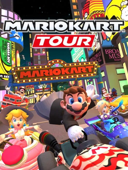 Обложка Mario Kart Tour: 1st Anniversary Tour