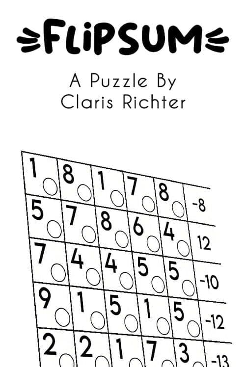 Обложка Flipsum: A Puzzle by Claris Richter