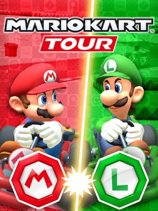 Обложка Mario Kart Tour: Mario vs. Luigi Tour