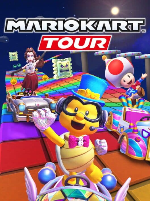 Обложка Mario Kart Tour: New Year's 2021 Tour