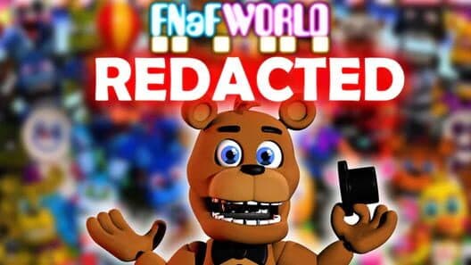 Обложка FNaF World Redacted