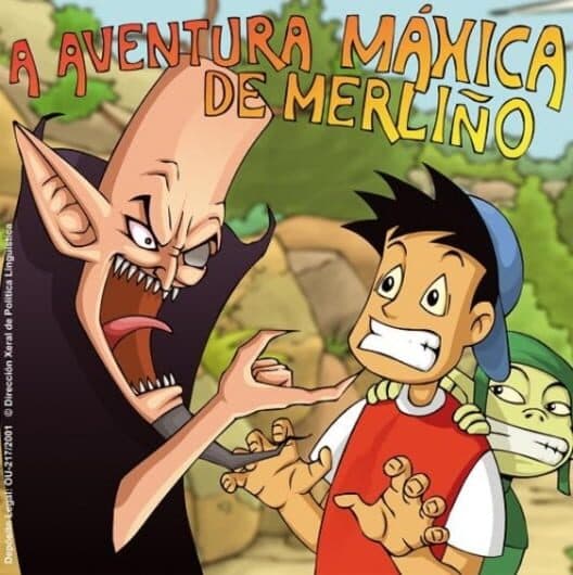 Обложка A Aventura Máxica de Merliño